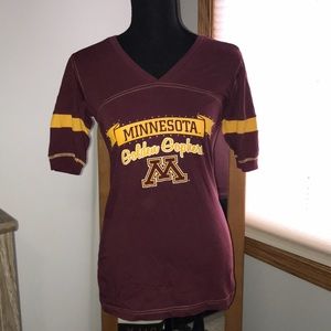 Minnesota Golden Gopher V-Neck Tee